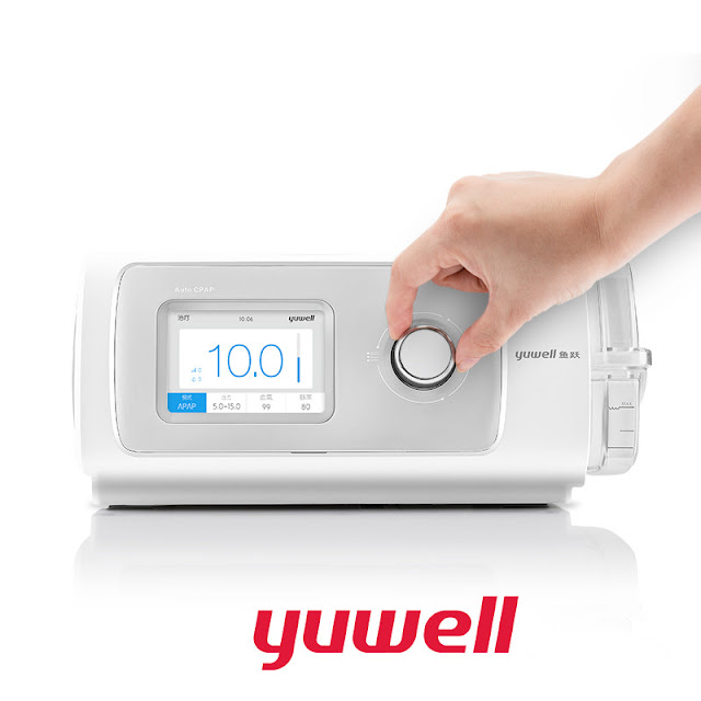 Yuwell Yh 450 Medical Ventilator Machine CPAP Sleep Apnea Machine Auto Breathing APAP Apparatus Portable Breath.jpg