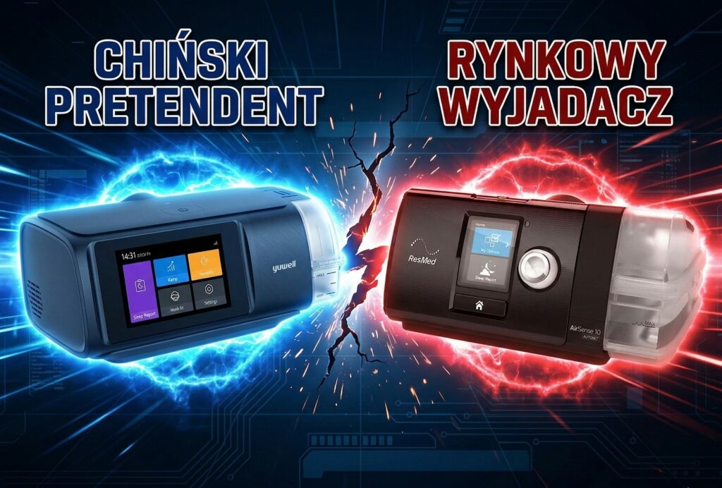 Yuwell YH-690 kontra ResMed AirSense 10, grafika porównawcza